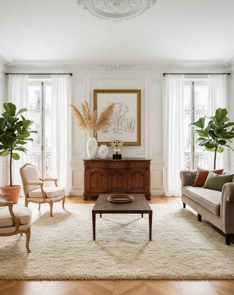 Hyper-realistic cheetah head sculpture with detailed coat and black tear marks, elegantly mounted on a matte black pedestal