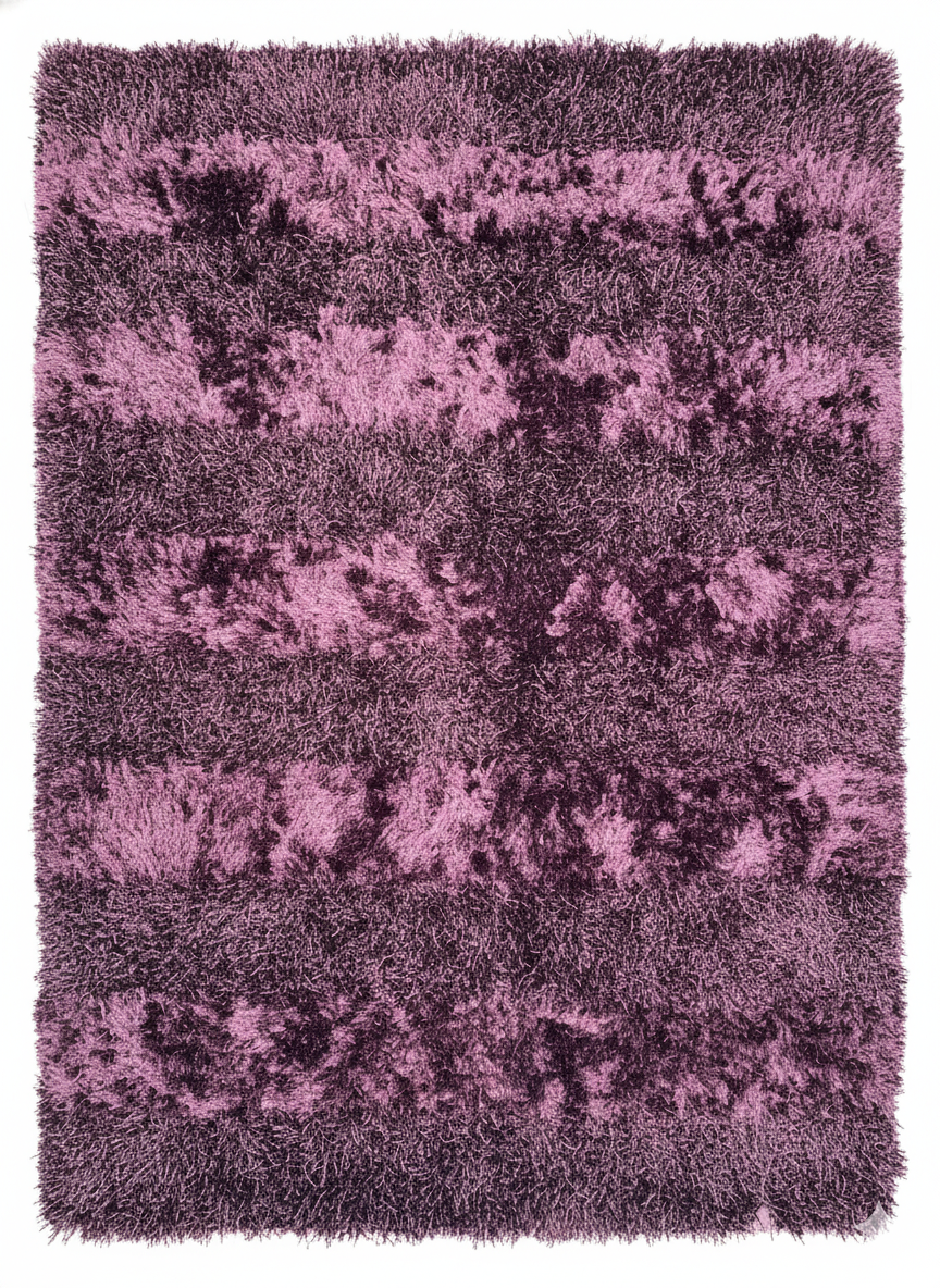 Tapis shaggy Aubergine Profond 200x300cm – livraison incluse Belgique Bruxelles outlet