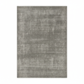 Tapis rectangulaire à poils courts de grande taille, couleur gris moyen, avec un motif abstrait subtil de style vintage ou délavé. Dimensions 200x300 cm.