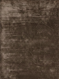 Earth Umber Brown silky short-pile rug 200x300cm in deep umber brown with warm nuances