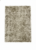 Luminous textured long-pile rug 200x300cm with lustrous silky sheen