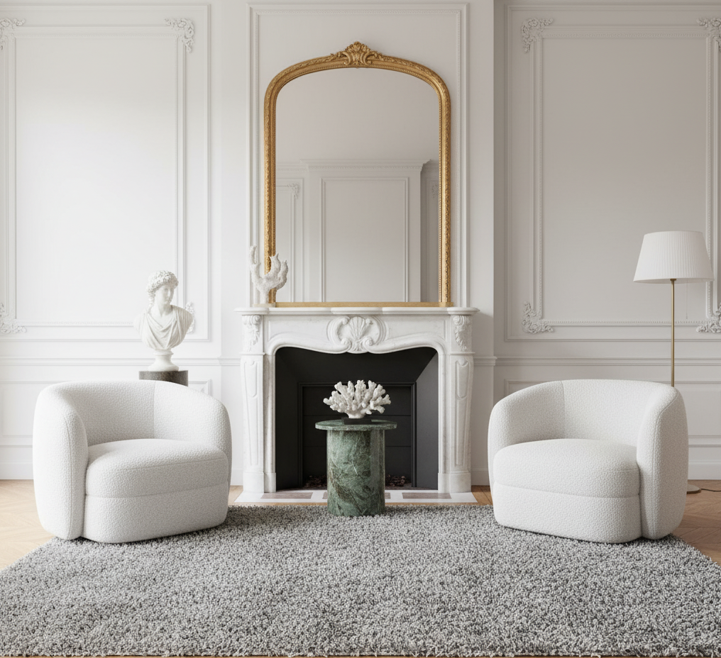 "Grand tapis de salon gris contemporain Rivet-Lozano Outlet, dimensions 200x300 cm, texture haute qualité, pièce unique n°23."