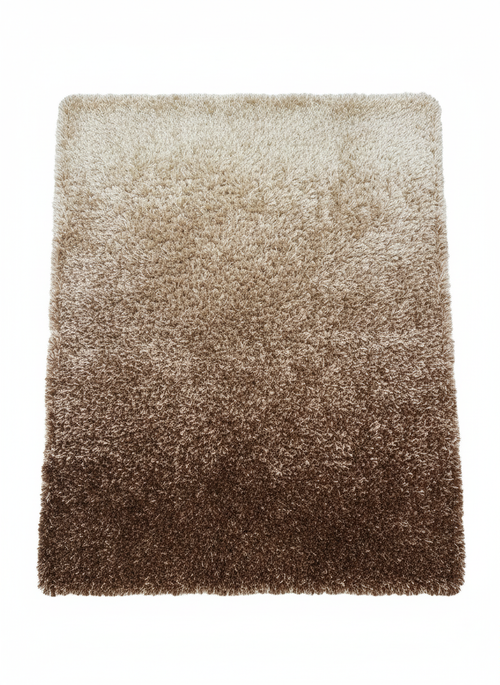 Brown Horizon Gradient rug 200x300cm with earthy gradient from chocolate brown to cream beige