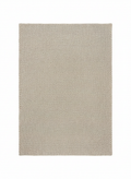 Natural beige bobble-textured rug 170x220cm with unique round relief pattern
