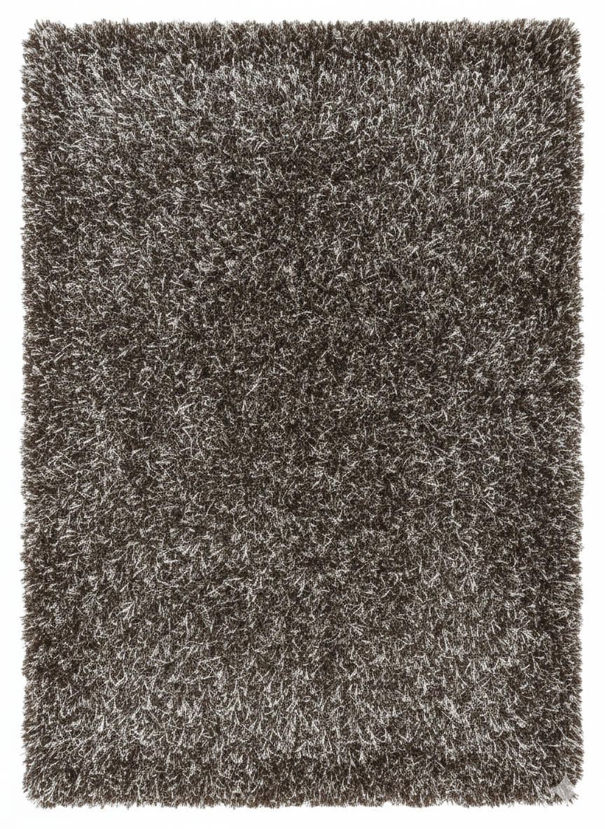 Mottled Asphalt short-pile rug 200x300cm in anthracite grey combining multiple grey shades