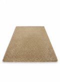 Caramel velvet extra-large short-pile rug 220x400cm in rich uniform caramel brown