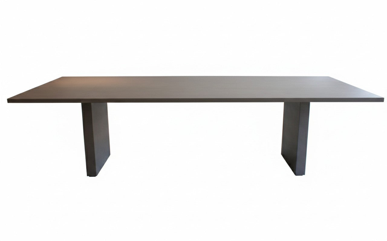 Table monumentale beton anthracite 270cm salle a manger – livraison incluse Belgique